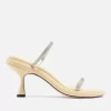 Wandler June Crystal-Embellished Leather Heeled Mules - Wandler - Home - Wandler June Crystal-Embellished Leather Heeled Mules