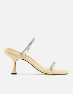 Wandler June Crystal-Embellished Leather Heeled Mules - Wandler - Home - Wandler June Crystal-Embellished Leather Heeled Mules