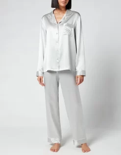 ESPA Silk Pyjamas - Silver - ESPA - Home - ESPA Silk Pyjamas - Silver