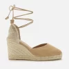Castañer Castañer Women's Carina Wedged Espadrille Sandals - Tostado - Castañer