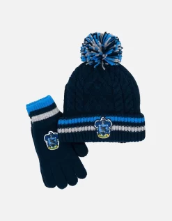 Harry Potter Unisex Adult Ravenclaw Beanie & Gloves Set