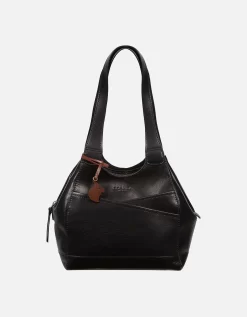 Concka Juliet Black Leather Handbag