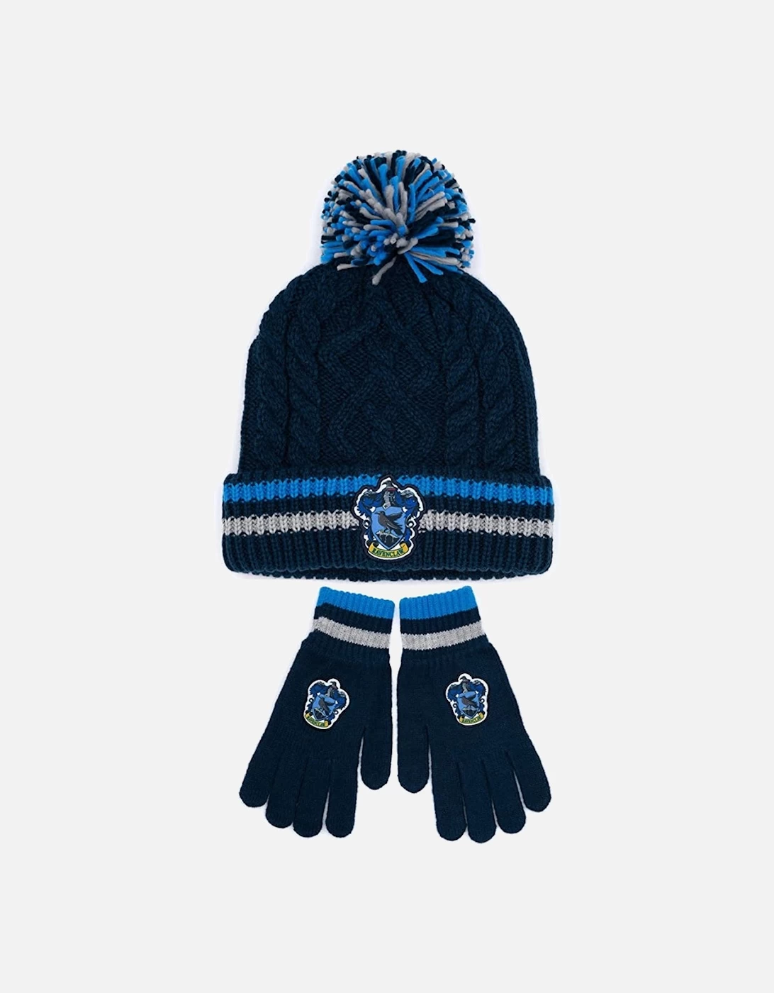 Harry Potter Unisex Adult Ravenclaw Beanie & Gloves Set - Image 3