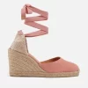 Castañer Castañer Women's Carina Canvas Wedge Espadrilles - Castañer