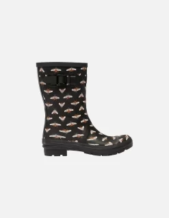 Joules Molly Print Womens Mid Hight Welly