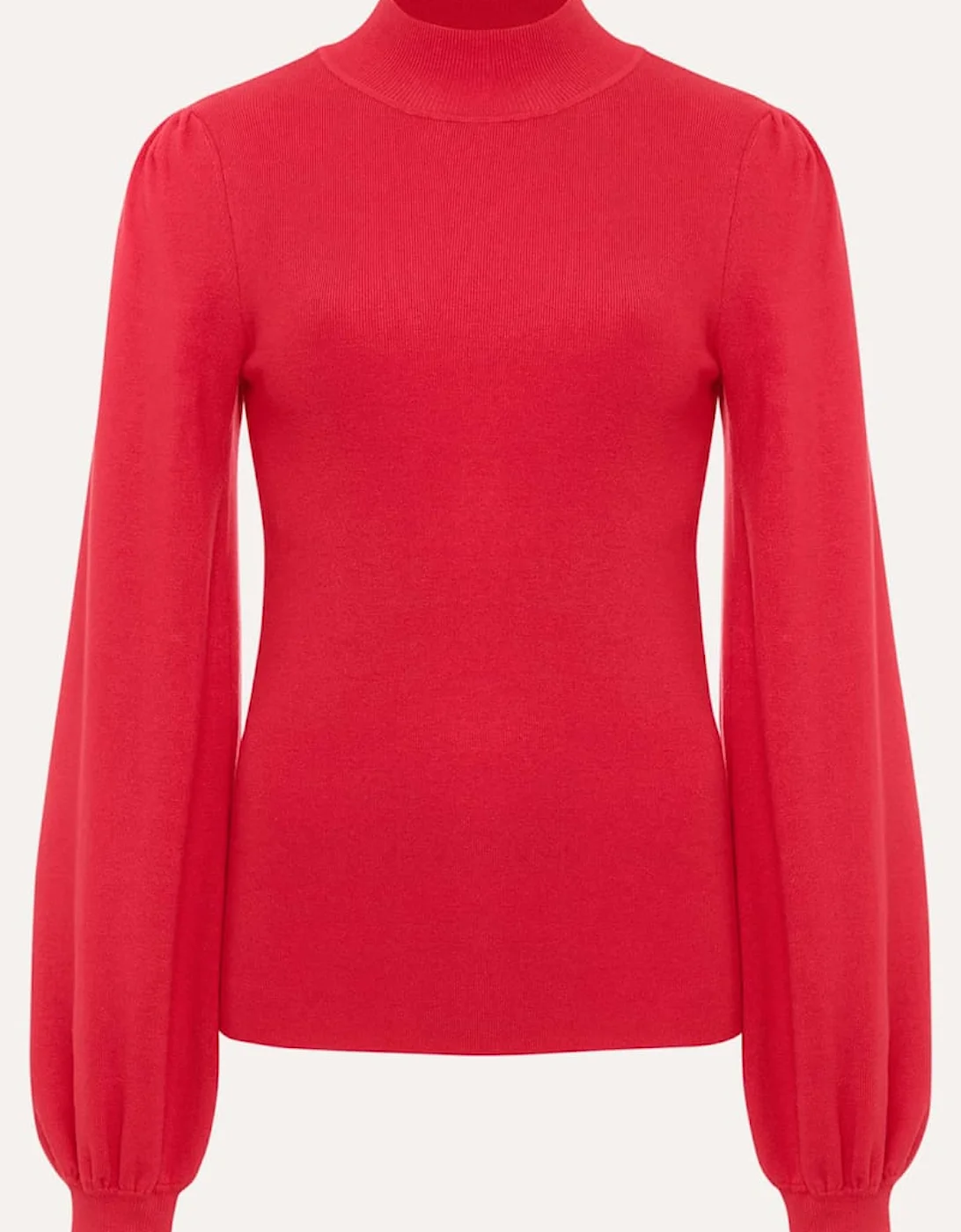 Gemma Balloon Sleeve Fine Knit Jumper - Image 4