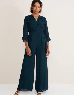 Hattie Wrap Wide Leg Jumpsuit