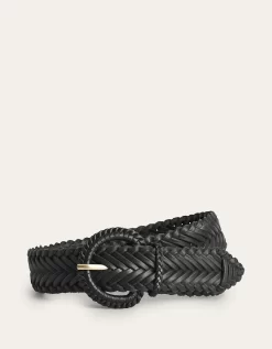 Boden Woven Leather Belt