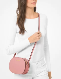 Michael Kors Jet Set Travel Medium Saffiano Leather Crossbody Bag